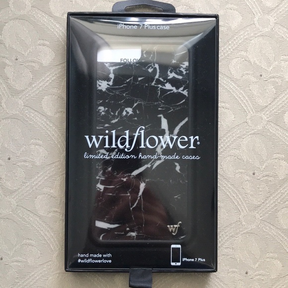 Wildflowers Accessories - Wildflower Cases iPhone 6/7/8+ Black Marble Case